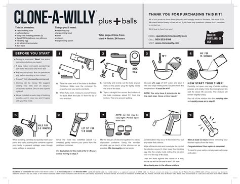 clone a willy instructions|Clone A Willy Kit Instruction and demonstration film